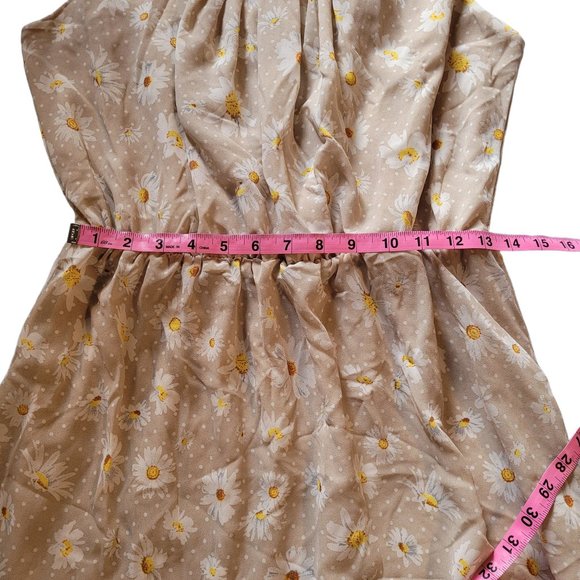 Large Suzy Shier Sleeveless Lined Daisy Dress - Picture 8 of 12